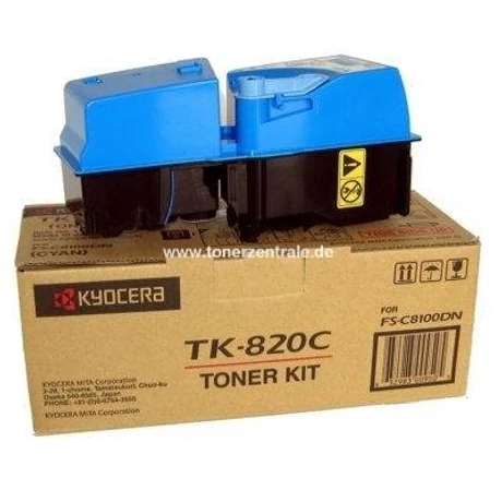 Kyocera TK-820C kék eredeti toner 1T02HPCEU0