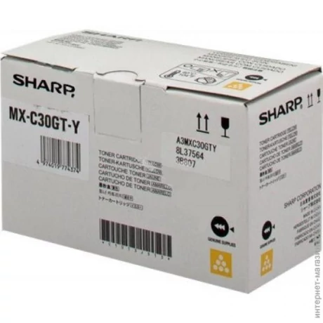Sharp MXC-30GTYA sárga eredeti toner