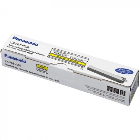 Panasonic KX-FAT Y508 sárga eredeti toner