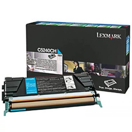 Lexmark [C524] C5240CH kék eredeti toner