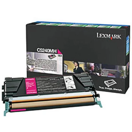 Lexmark [C524] C5240MH magenta eredeti toner