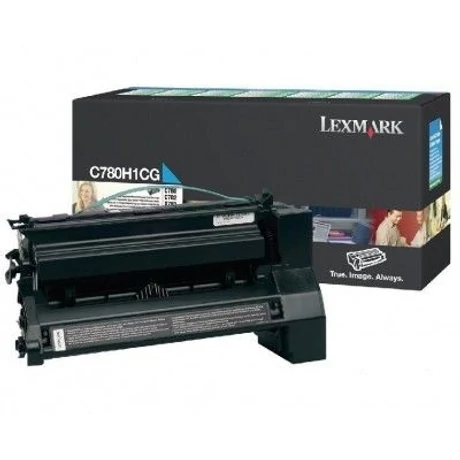 Lexmark [C780,X782] C780H1CG kék eredeti toner