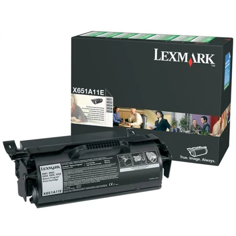Lexmark [X651] X651A11E fekete eredeti toner