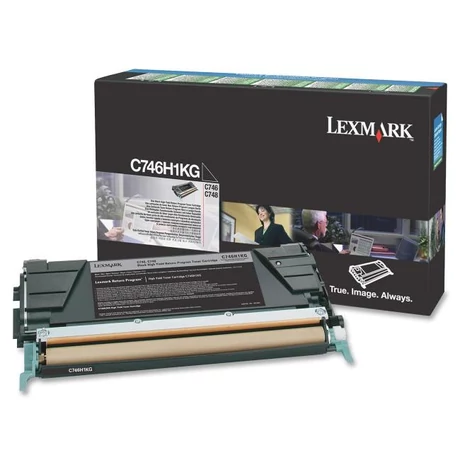 Lexmark [C746,748] C746H1KG fekete eredeti toner