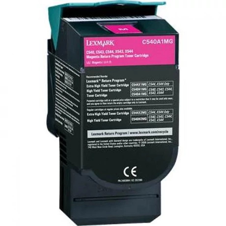 Lexmark [C540,543,544,X543,544] C540A1MG magenta eredeti toner