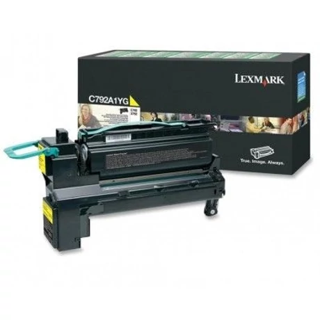 Lexmark [C792,X792] C792A1YG sárga eredeti toner