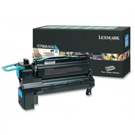 Lexmark [C792,X792] C792A1CG kék eredeti toner