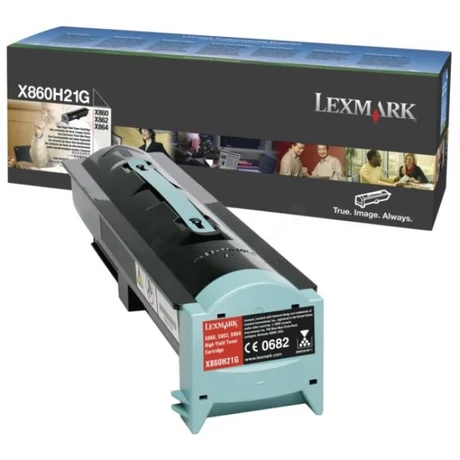 Lexmark [X860,862,864] X860H21G fekete eredeti toner