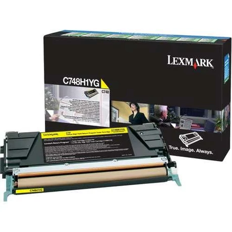 Lexmark [C748] C748H1YG sárga eredeti toner