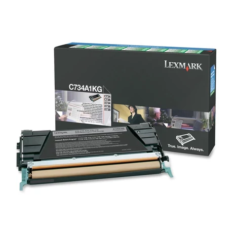 Lexmark [C734,X734] C734A1KG fekete eredeti toner