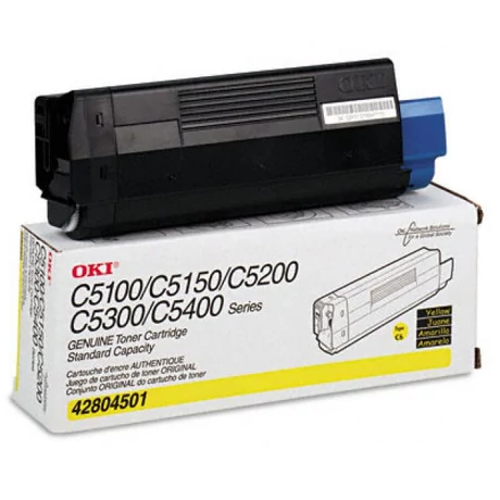 Oki [5200,5400] sárga eredeti toner 3k (42804505)