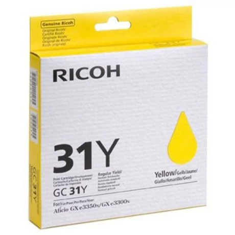 Ricoh GX3300/3350 sárga eredeti toner (405691)