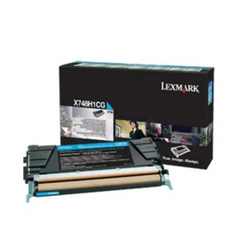 Lexmark X748H3CG No.X74x kék eredeti toner