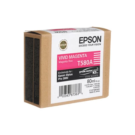 Epson T580A Vivid magenta eredeti tintapatron