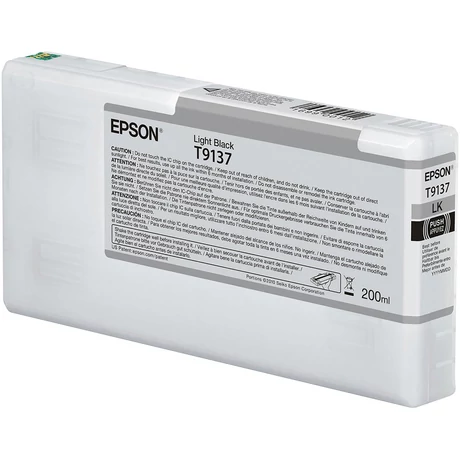 Epson T9137 világos fekete eredeti tintapatron
