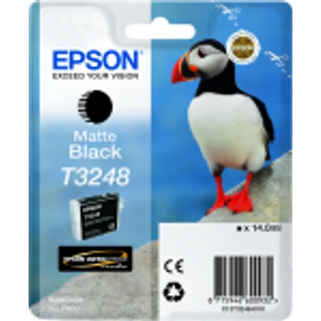 Epson T3248 matt fekete eredeti tintapatron