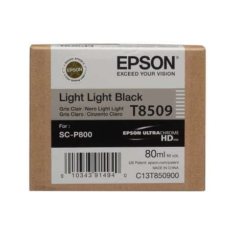 Epson T8509 light light fekete eredeti tintapatron