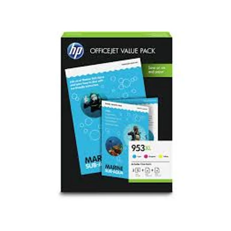 HP 1CC21AE No.953XL színes eredeti tintapatron multipack + A4 fotópapír