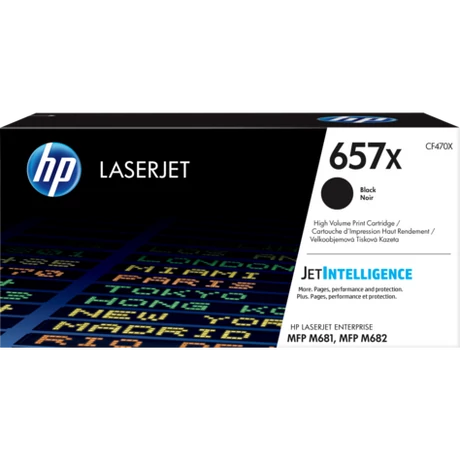 HP CF470X (657X) fekete eredeti toner