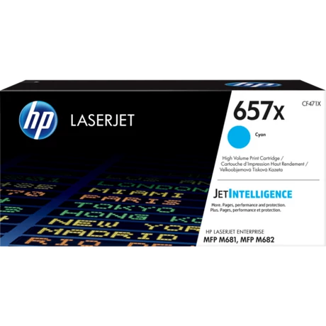 HP CF471X (657X) kék eredeti toner