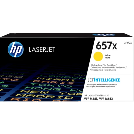 HP CF472X (657X) sárga eredeti toner