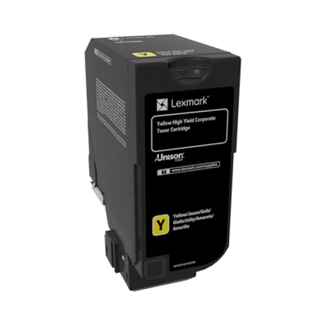 Lexmark CS720 sárga eredeti toner 12K