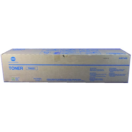 Konica Minolta Bizhub C1085 [TN622Y] sárga eredeti toner