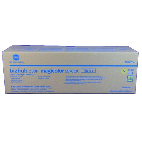 Konica Minolta Bizhub C30 [TN313Y] sárga eredeti toner