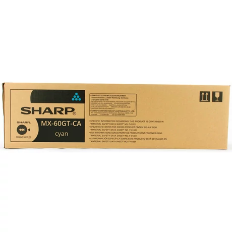 Sharp MX60GTCA kék eredeti toner