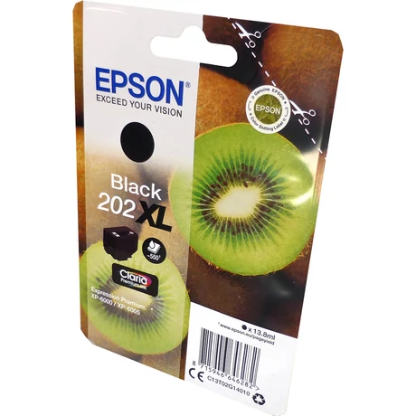 Epson T02G1 (202XL) fekete eredeti tintapatron