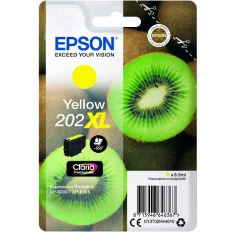 Epson T02H4 (202XL) sárga eredeti tintapatron