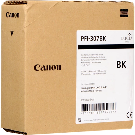 Canon PFI-307 fekete eredeti tintapatron