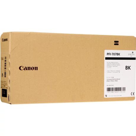 Canon PFI-707 fekete eredeti tintapatron
