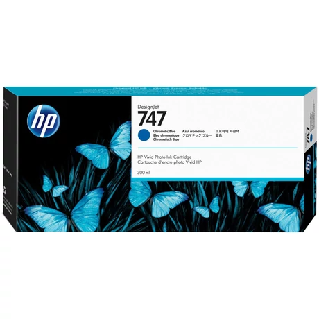 HP P2V85A No.747 króm sötétkék eredeti tintapatron
