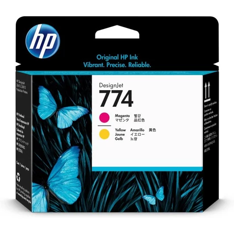 HP P2V99A No.774 magenta/sárga eredeti nyomtatófej