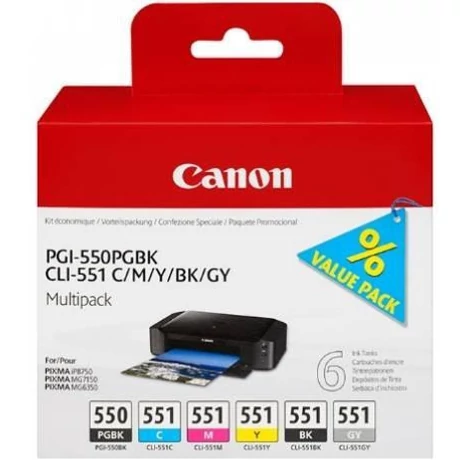 Canon PGI-550/CLI-551 eredeti tintapatron multipack