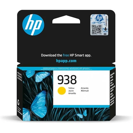 HP 4S6X7PE No.938 sárga eredeti tintapatron