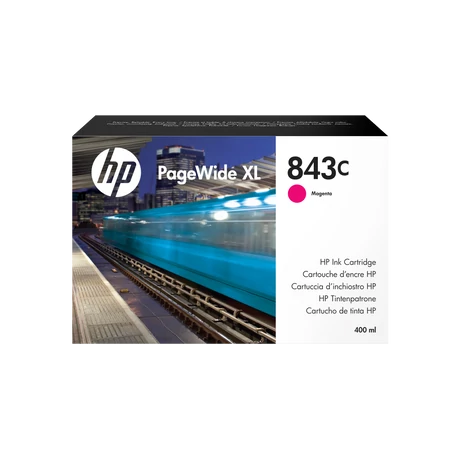 HP C1Q67A No.843C magenta eredeti tintapatron