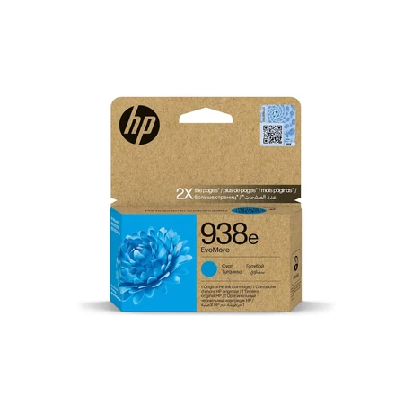 HP 4S6X9PE No.938E kék eredeti tintapatron