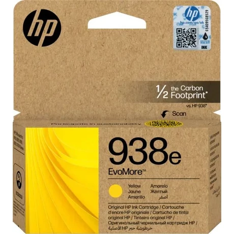HP 4S6Y1PE No.938E sárga eredeti tintapatron