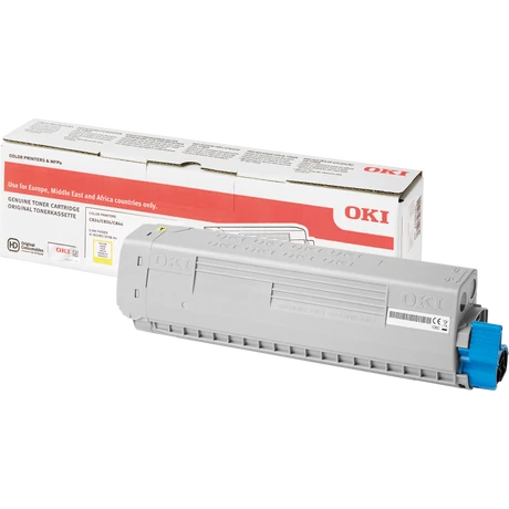 Oki [C824/C834/C844] sárga eredeti toner (47095701)