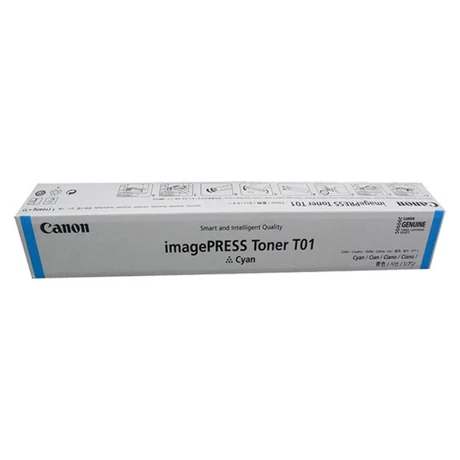 Canon T01 kék eredeti toner