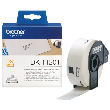 Brother DK-11201 fehér eredeti öntapadós címke 29mm