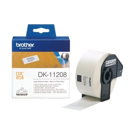 Brother DK-11208 fehér eredeti öntapadós címke 38mm
