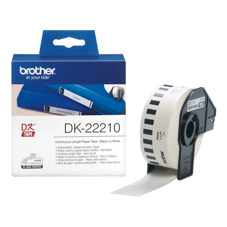Brother DK-22210 fehér eredeti öntapadós szalagcímke 29mm