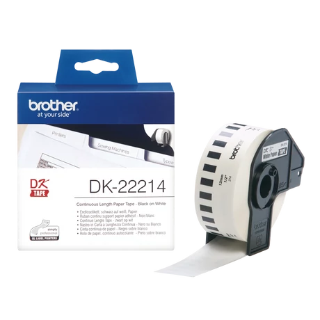 Brother DK-22214 fehér eredeti öntapadós szalagcímke 12mm
