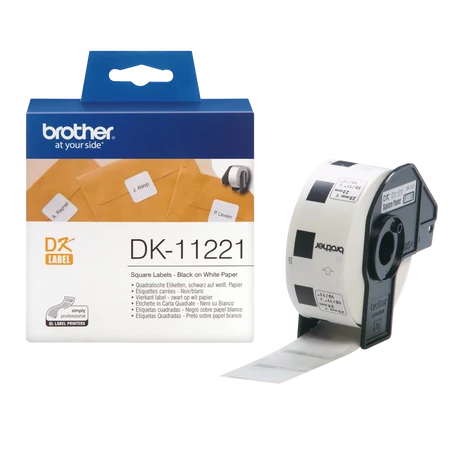 Brother DK-11221 fehér eredeti öntapadós címke 23mm