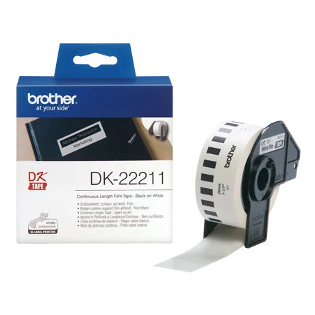 Brother DK-22211 fehér eredeti öntapadós szalagcímke 29mm