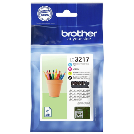 Brother LC3217 eredeti tintapatron multipack