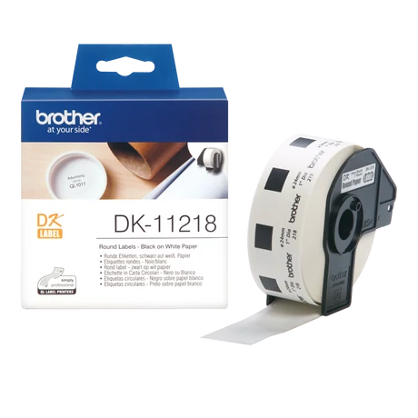 Brother DK-11218 fehér eredeti öntapadós címke 24mm